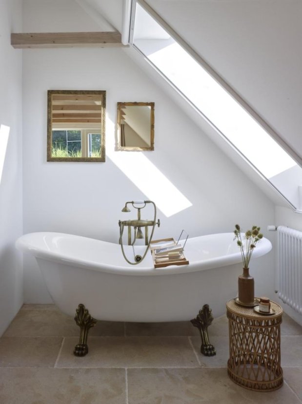 Vápencová dlažba - Vieux - koupelna - ANTIK-KÁMEN