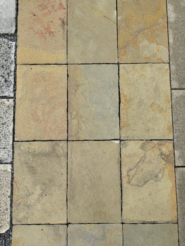 Vápencová dlažba Sunshine - Rozměry: 60 x 40 x 2-2,5 cm