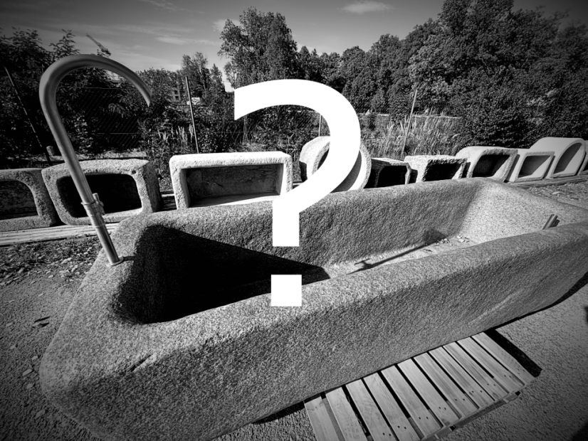 Individuální výroba kamenné nádrže